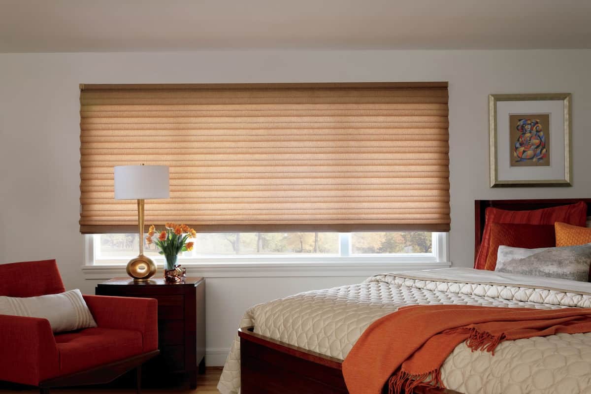 Choosing Solera® Soft Shades, Duette® Honeycomb shades, and more for your bedroom near Springfield, Illinois (IL).
